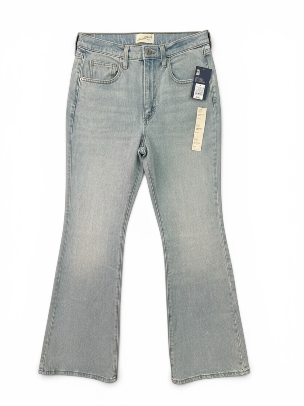 NWT Universal Thread High Rise FlareComfort Stretch Light Wash Jeans 8 Regular - Picture 4 of 6